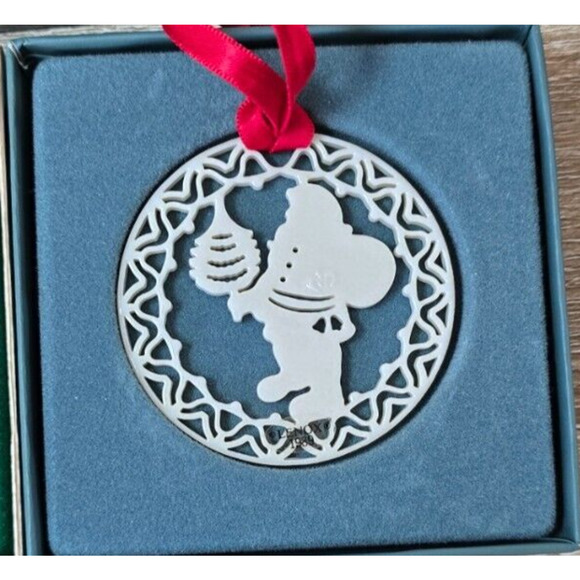 Lenox Christmas Ornament Lot of 6 Porcelain 3D Vintage In Original Boxes Look! - Picture 7 of 7